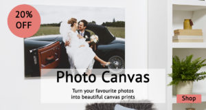20% off canvas prints